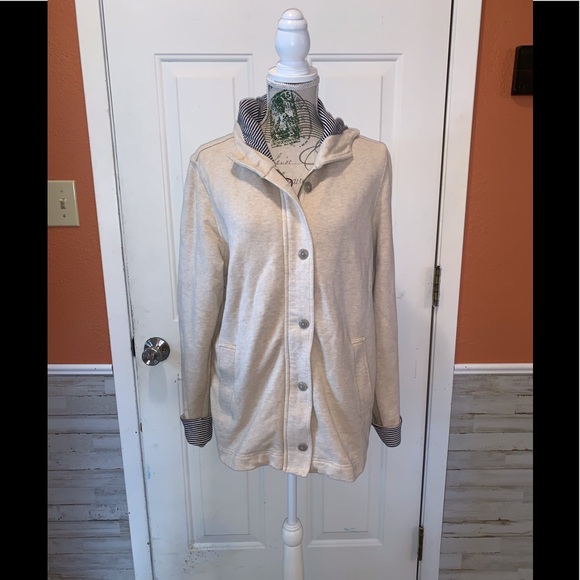 Lands' End Jackets & Blazers - Darling Lands’ End Hooded Sweatshirt Coat💕